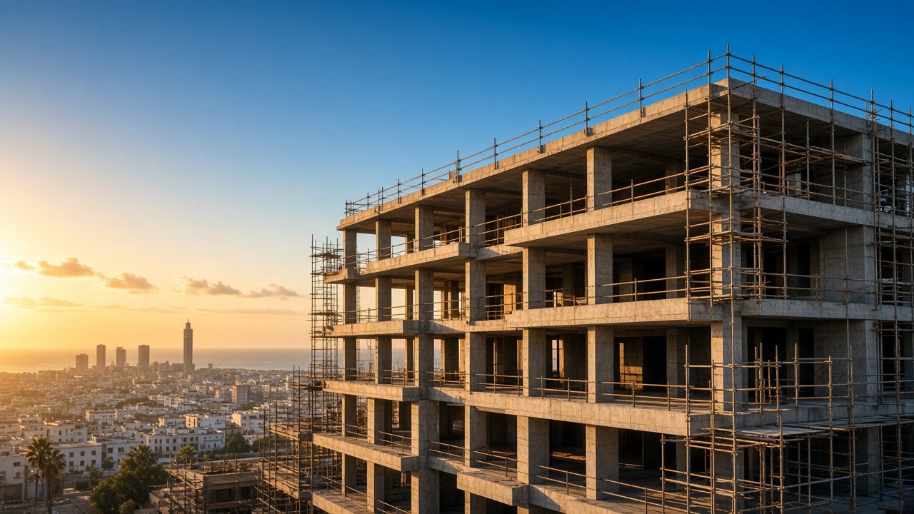 Chantier moderne à Casablanca — Coordimania OPC